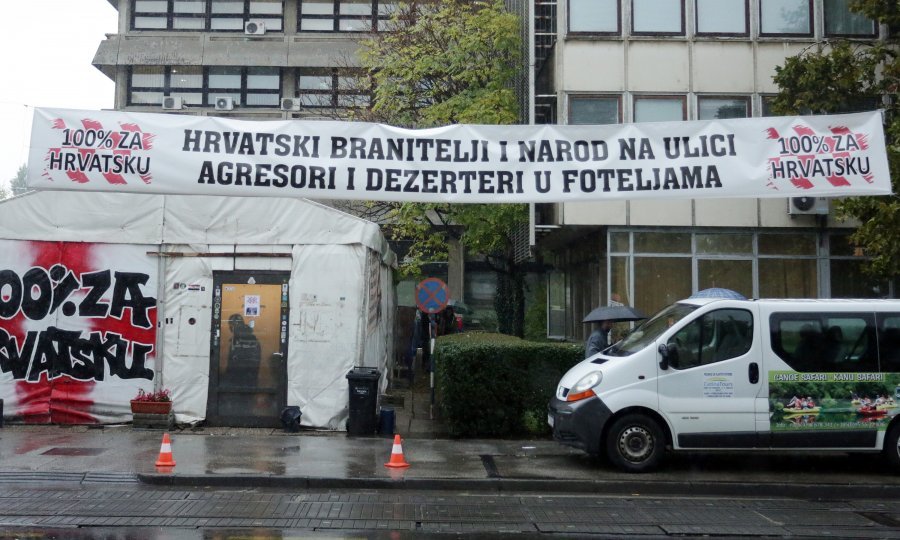 Braniteljski prosvjed - ilustracija