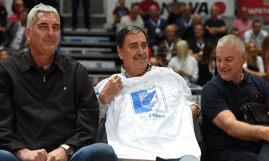 Zadar 1986. - Stojko Vranković, Vlada Đurović i Petar Popović