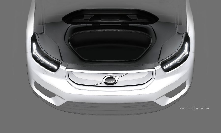 Volvo XC40 električni SUV dobio je prednji prtljažnik, 'frunk'