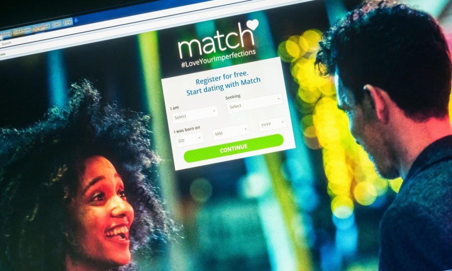 Internetska stranica popularnog servisa za traženje partnera Match.com