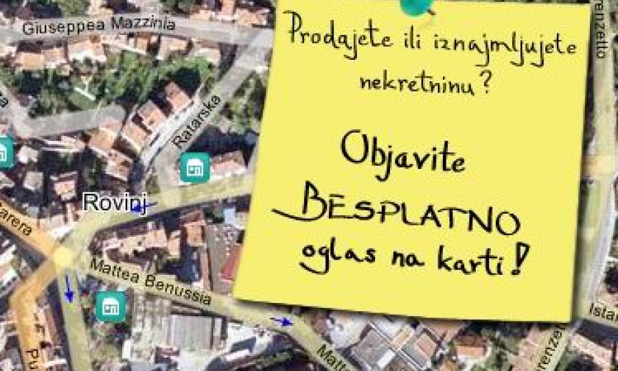 besplatna karta hrvatske Besplatni mali oglasi na karti Hrvatske   tportal besplatna karta hrvatske