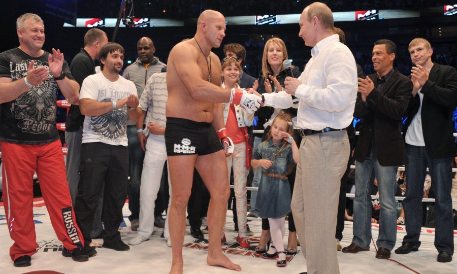 Fedor Emelianenko i Vladimir Putin