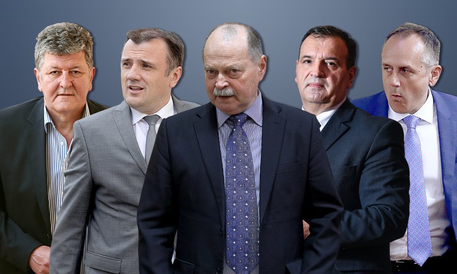 Ante Ćorušić, Dario Nakić, Željko Plazonić, Vili Beroš, Drago Prgomet