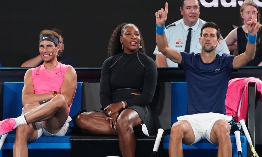 Rafael Nadal, Serena Williams i Novak Đoković