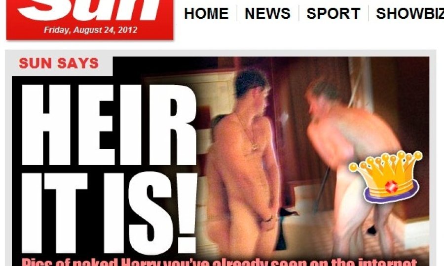 The Sun princ Harry