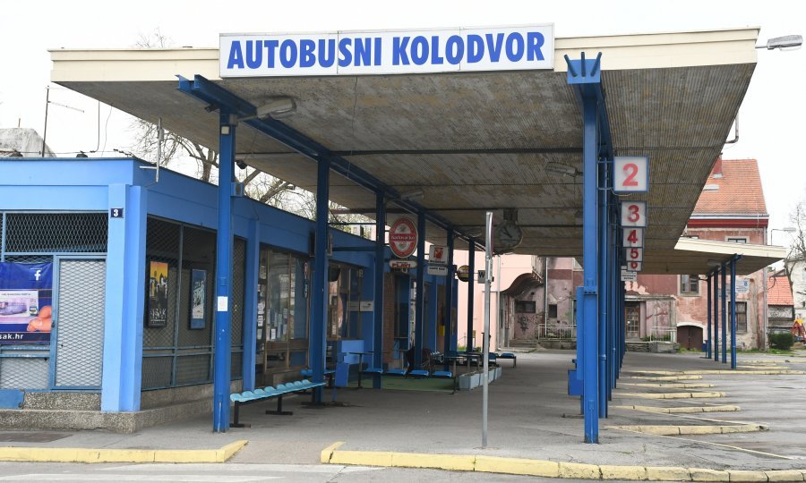 Autobusni kolodvor, ilustracija
