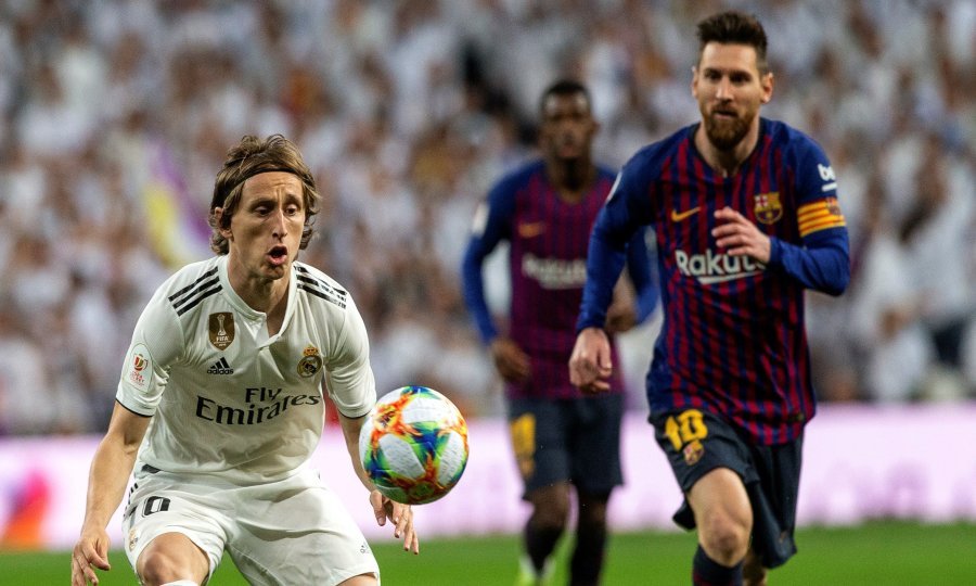 Luka Modrić i Leo Messi