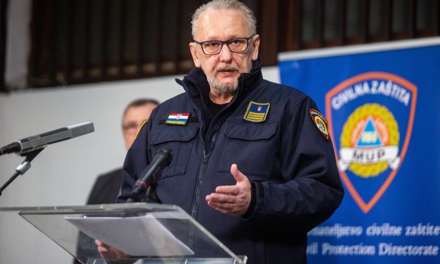Davor Božinović, ministar unutarnjih poslova i voditelj Nacionalnog stožera civilne zaštite