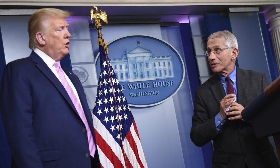 Donald Trump i Anthony Fauci