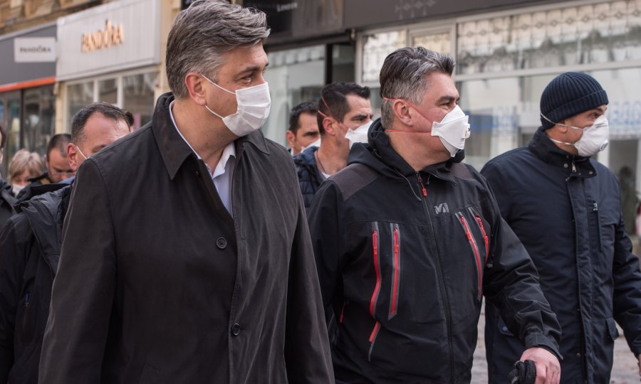 Andrej Plenković i Zoran Milanović