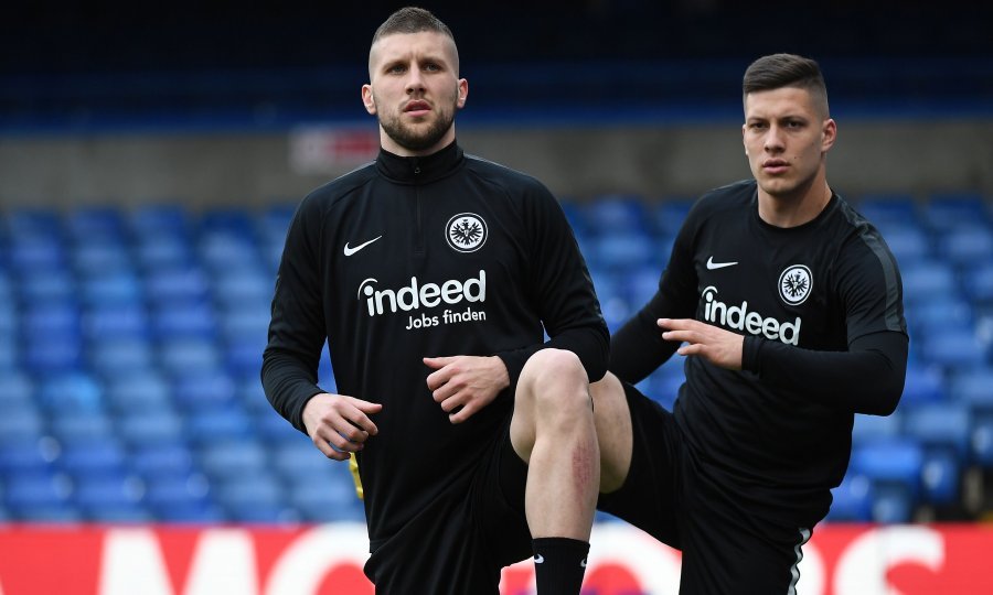 Ante Rebić (lijevo) i Luka Jović