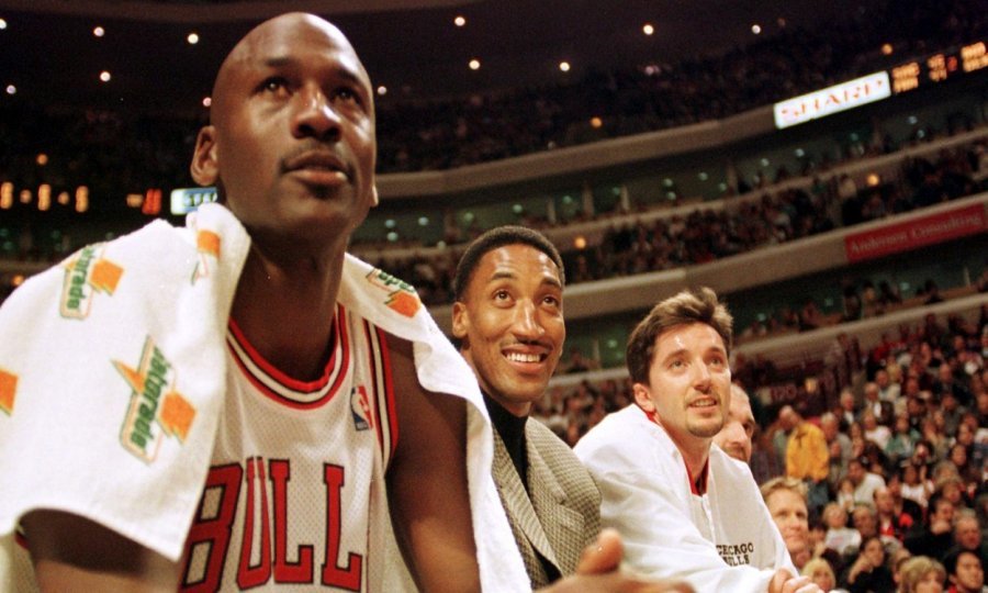 Michael Jordan, Scottie Pippen i Toni Kukoč