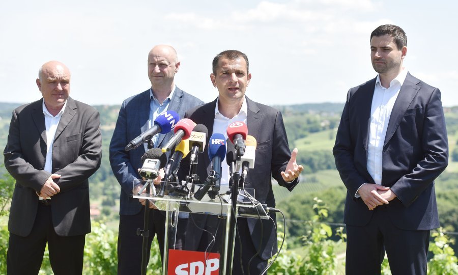 Matija Posavec i Davor Bernardić u Štrigovi