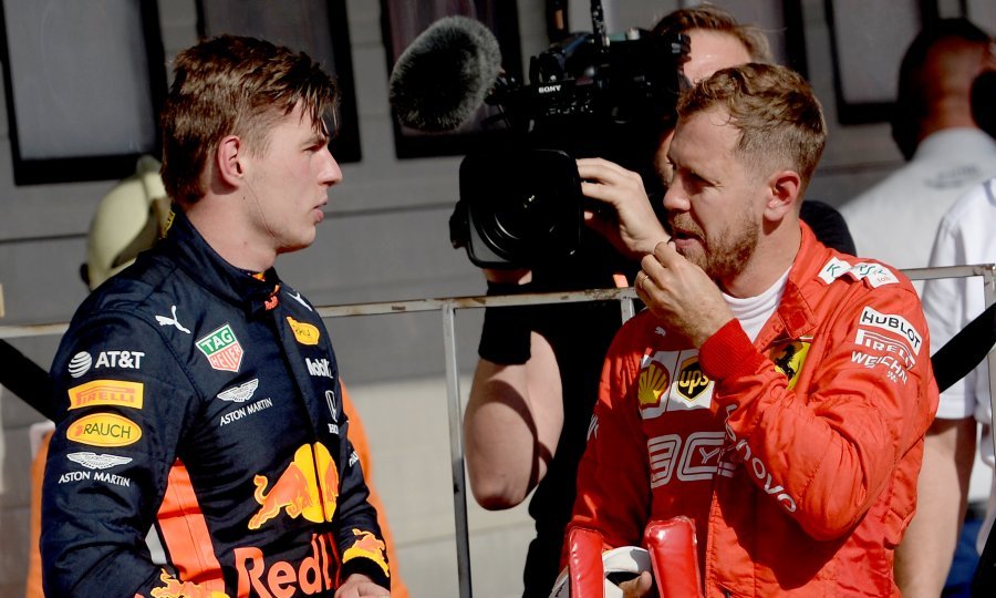 Max Verstappen i Sebastian Vettel