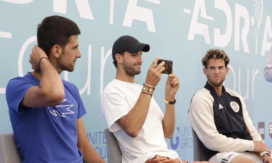 Novak Đoković Grigor Dimitrov i Dominic Thiem u Beogradu