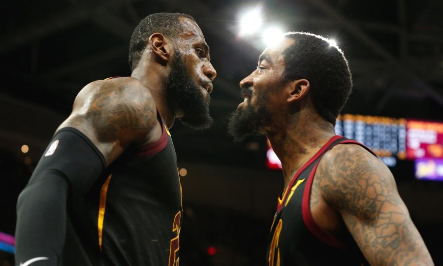 LeBron James JR Smith iz 2018. kada su zajedno igrali u Clevelandu
