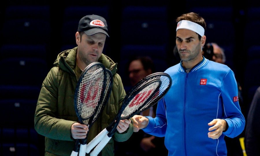 Severin Luthi i Roger Federer