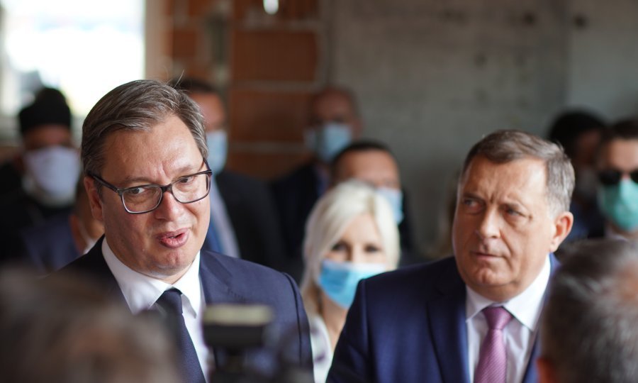 Aleksandar Vučić i Milorad Dodik