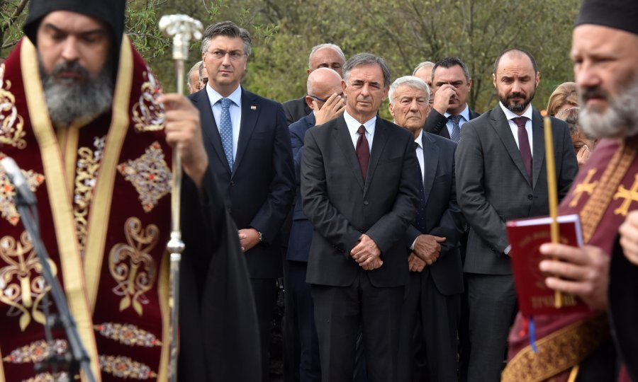 Andrej Plenkovć, Milorad Pupovac i Boris Milošević u Varivodama