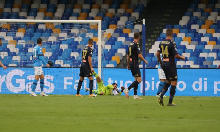 Detalj s utakmice Napoli - Genoa