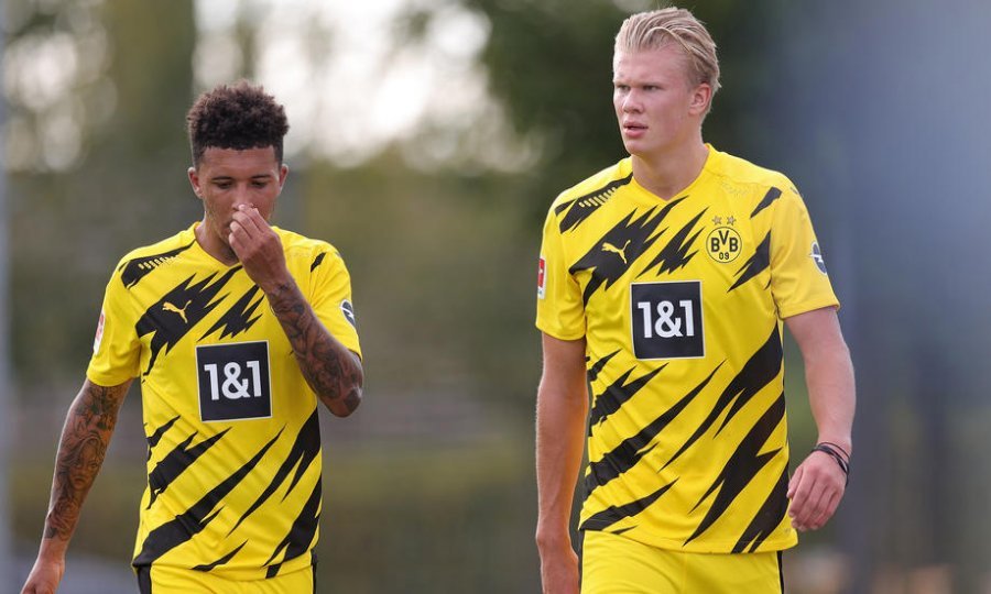 Jadon Sancho i Erling Haaland