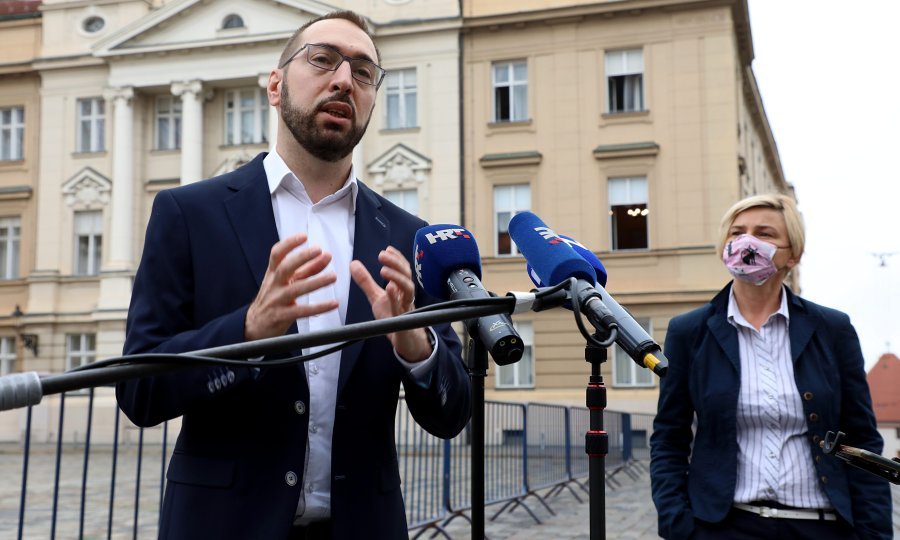 Tomislav Tomašević i Sandra Benčić