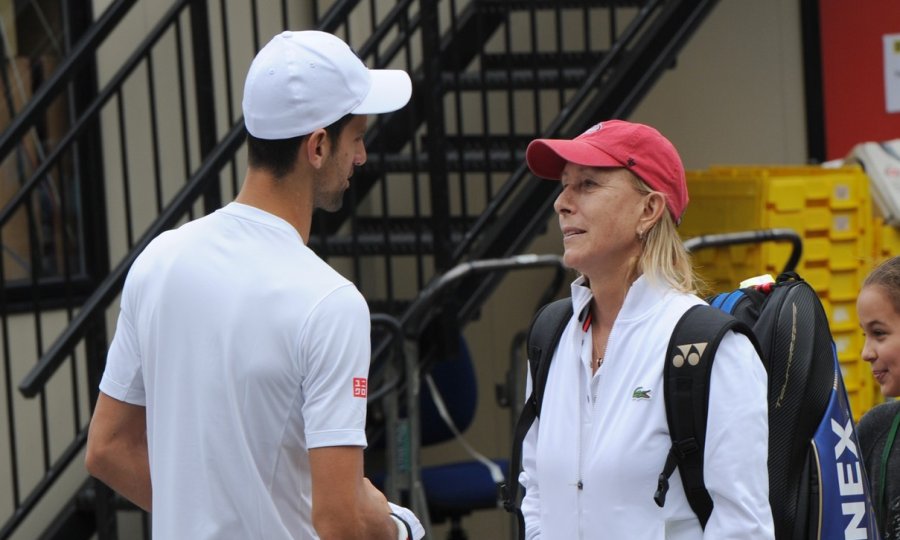 Novak Đoković & Martina Navratilova