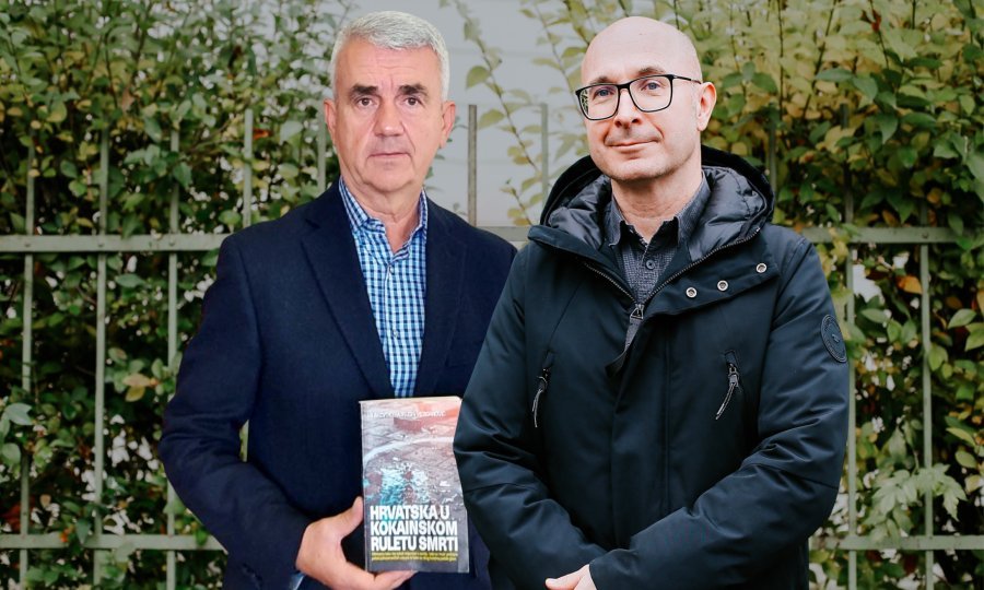 Autori knjige 'Hrvatska u kokainskom ruletu smrti' Hajrudin Merdanović i Vilim Cvok