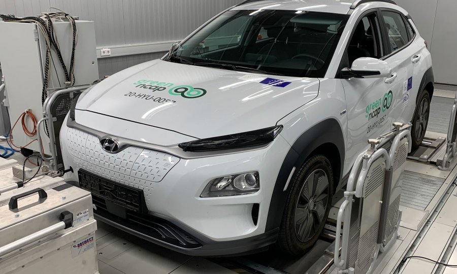 Hyundai KONA 39.2 kWh electric 4x2 automatic (2020.) prošla je izvrsno na Green NCAP testiranjima