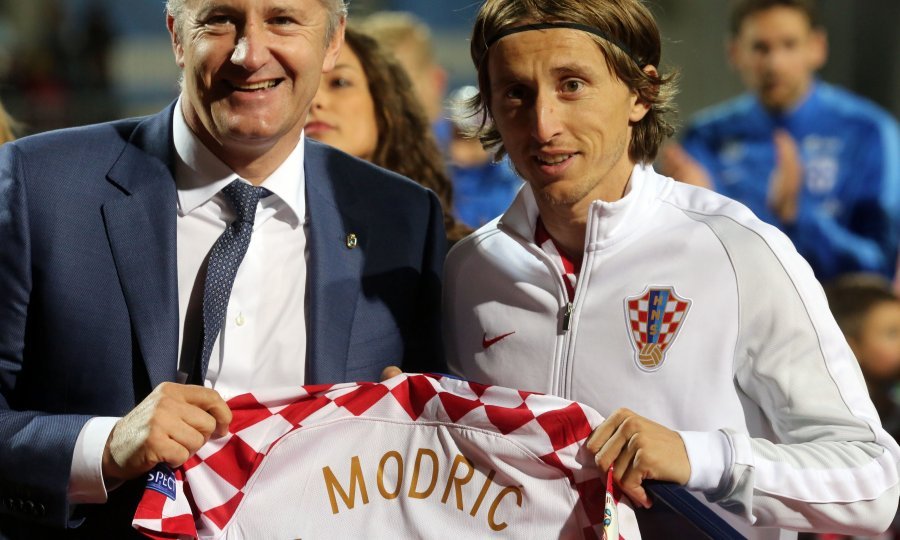Davor Šuker i Luka Modrić
