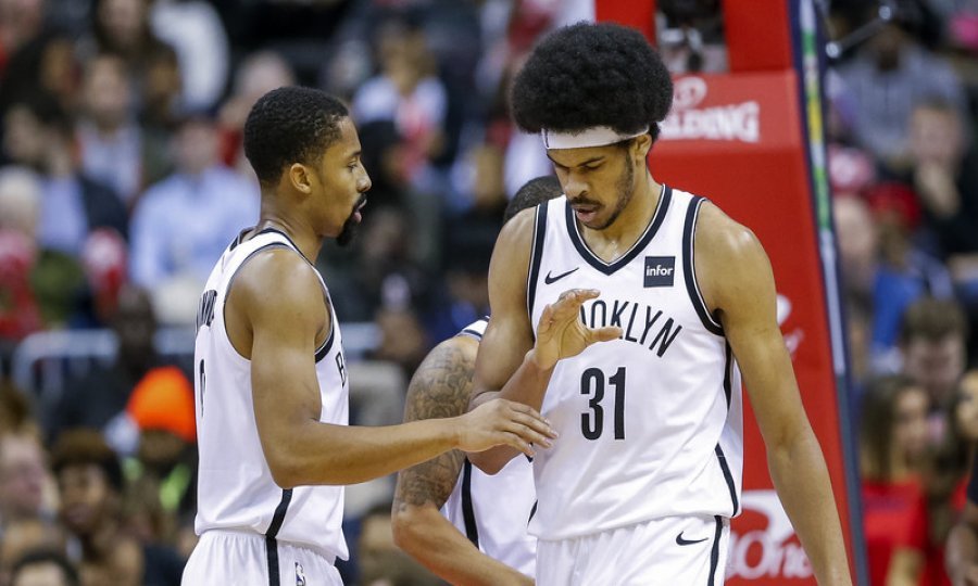 Jarrett Allen i Spencer Dinwiddie