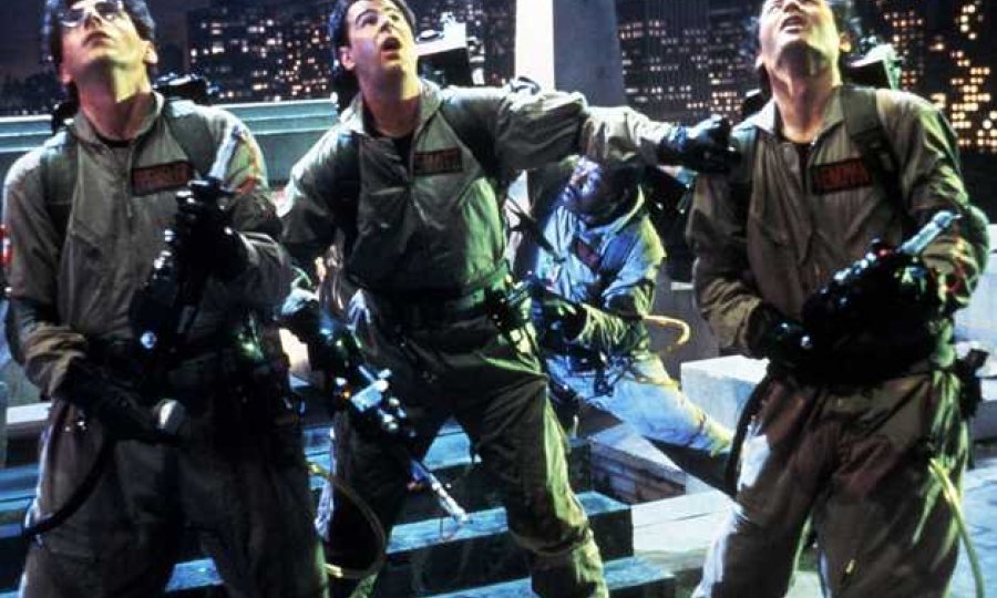 Harold Ramis, Dan Aykroyd i Bill Murray u prizori iz filma 'Istjerivači duhova'