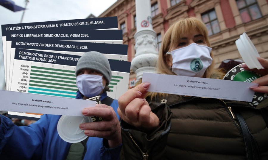 Prošlotjedni prosvjed u Zagrebu u organizaciji Glasa poduzetnika