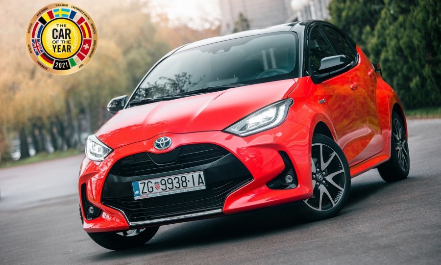 Toyota Yaris je europski 'Automobil godine 2021.' ('The Car of the Year 2021').