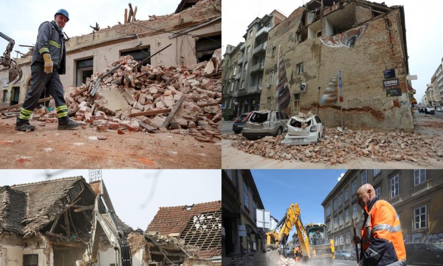 Ilustracija/Štete od potresa u Zagrebu i Petrinji