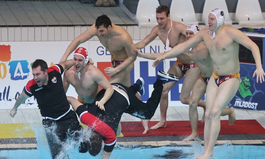 Slavlje vaterpolista Radničkog iz Kragujevca