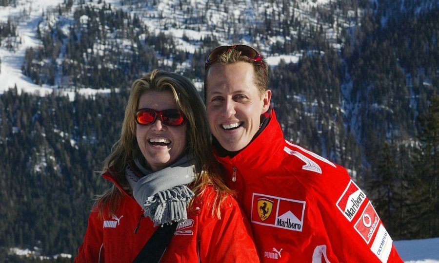 Michael Schumacher i supruga Corinna snimljeni 2005. godine