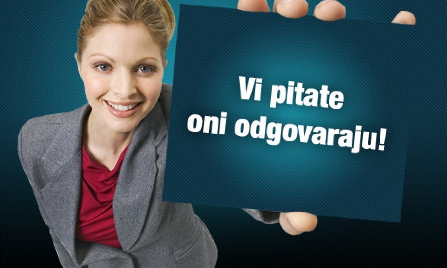 vi pitate, oni odgovaraju