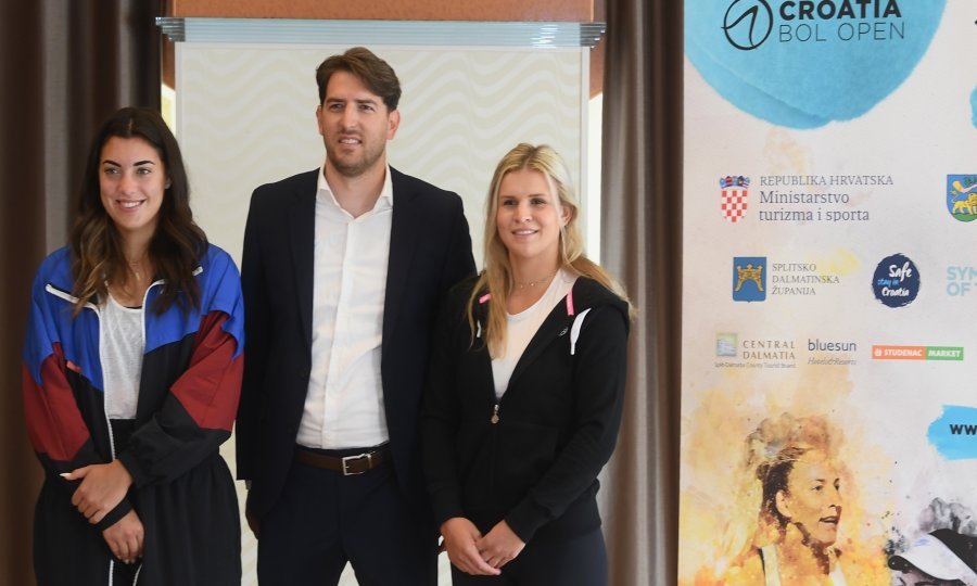 WTA Croatia Bol Open - Ana Konjuh i Jana Fett te direktor WTA Croatia Bol Opena Feliks Lukas
