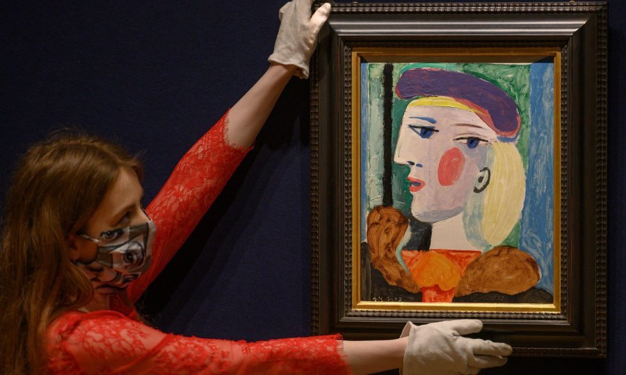 Slika 'Žena koja sjedi blizu prozora (Marie-Thérèse)' Pabla Picassa