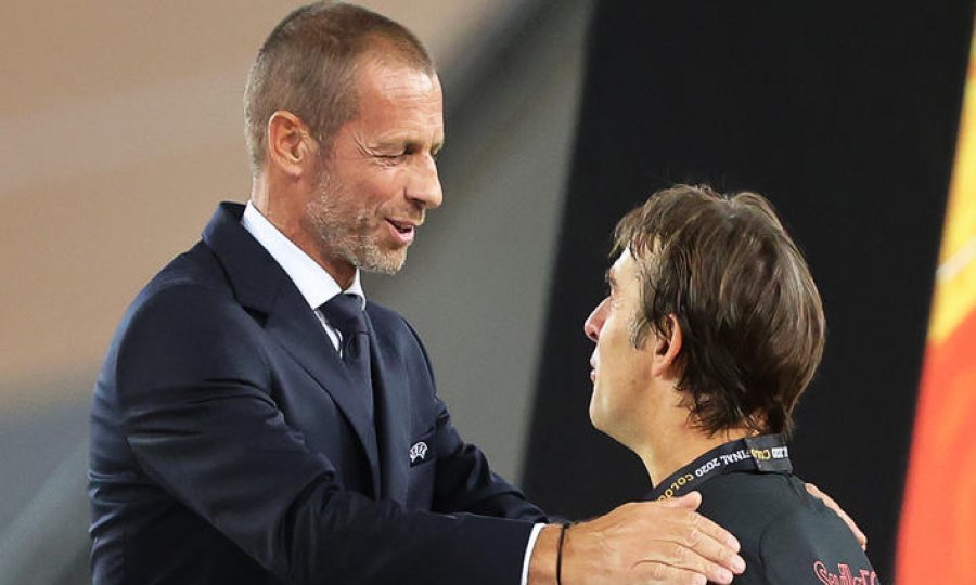 Julen Lopetegui i Aleksander Čeferin