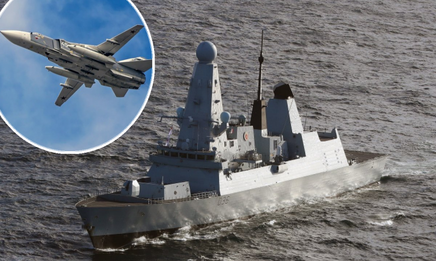 Su24-M / HMS razarač