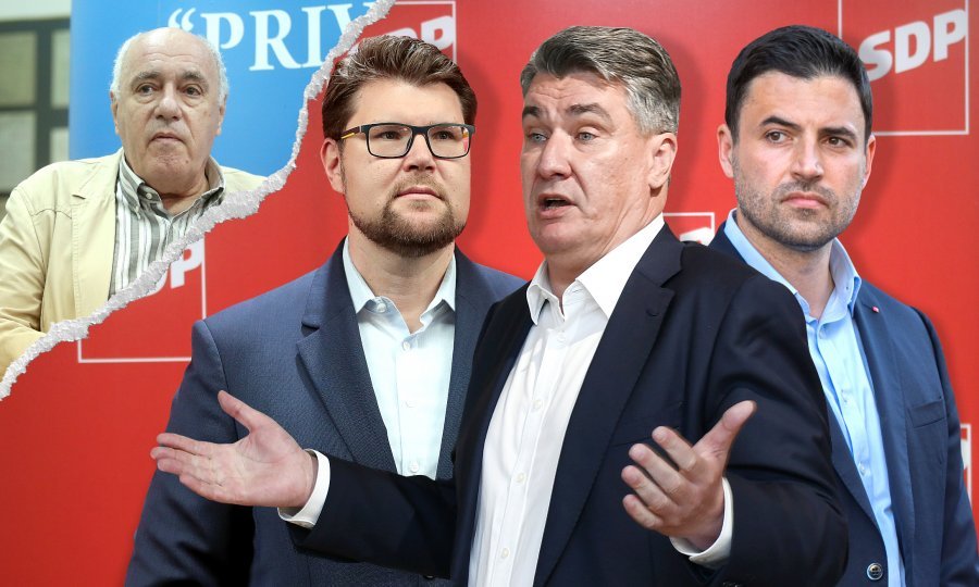 Puhovski (u krugu) za tportal analizira krizu u SDP-u do koje su doveli i predsjednici stranke Grbin, Milanović i Bernardić