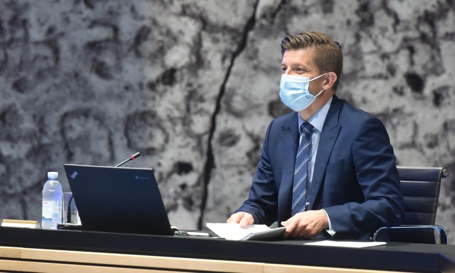 Zdravko Marić na sjednici hrvatske Vlade