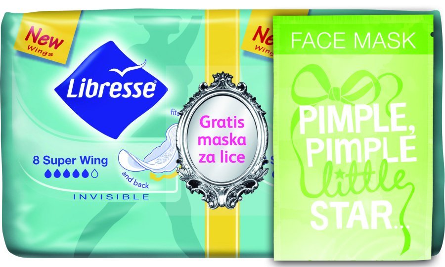 Libresse_Invisible Super duopack+maska