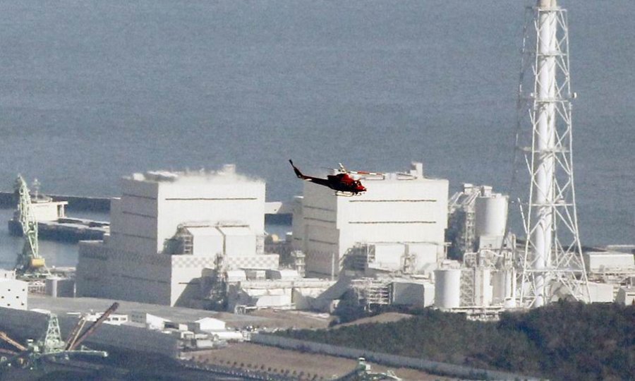 helikopter fukushima nuklearka