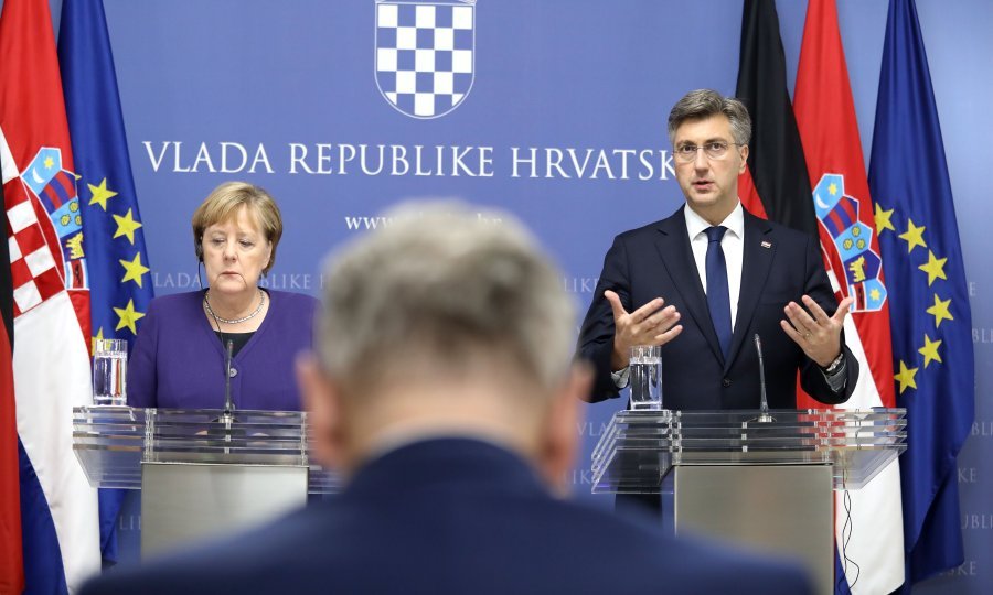 Angela Merkel i Andrej Plenković