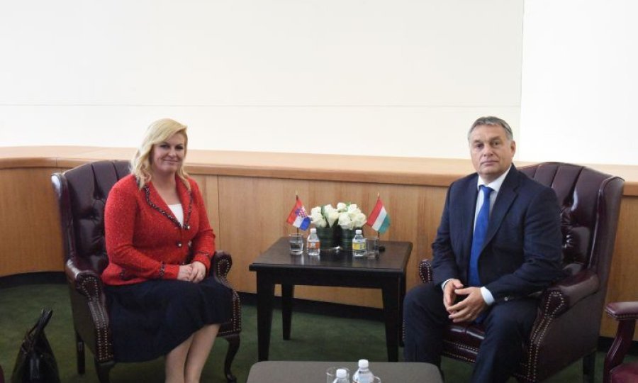Kolinda Grabar Kitarović i Viktor Orban prilikom prošlog susreta