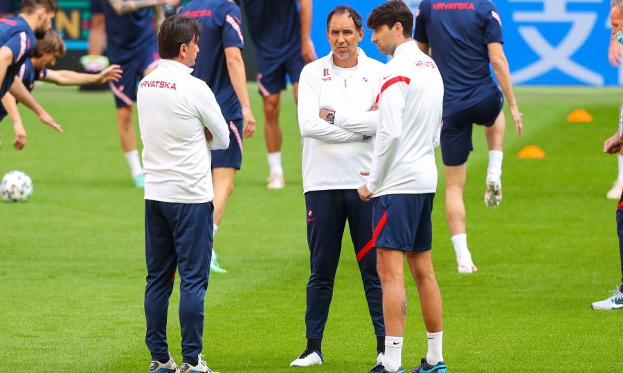 Slijeva: Zlatko Dalić, Dražen Ladić, Vedran Ćorluka