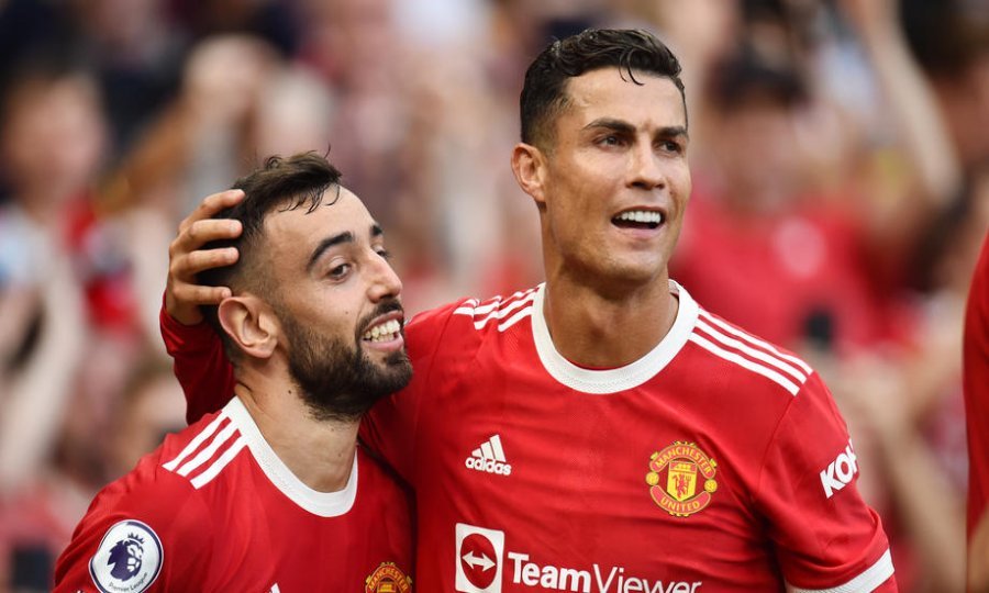 Bruno Fernandes i Cristiano Ronaldo